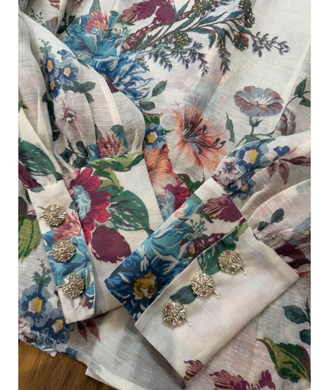 ZIMMERMANN Мульти шелковая рубашка, фото 5