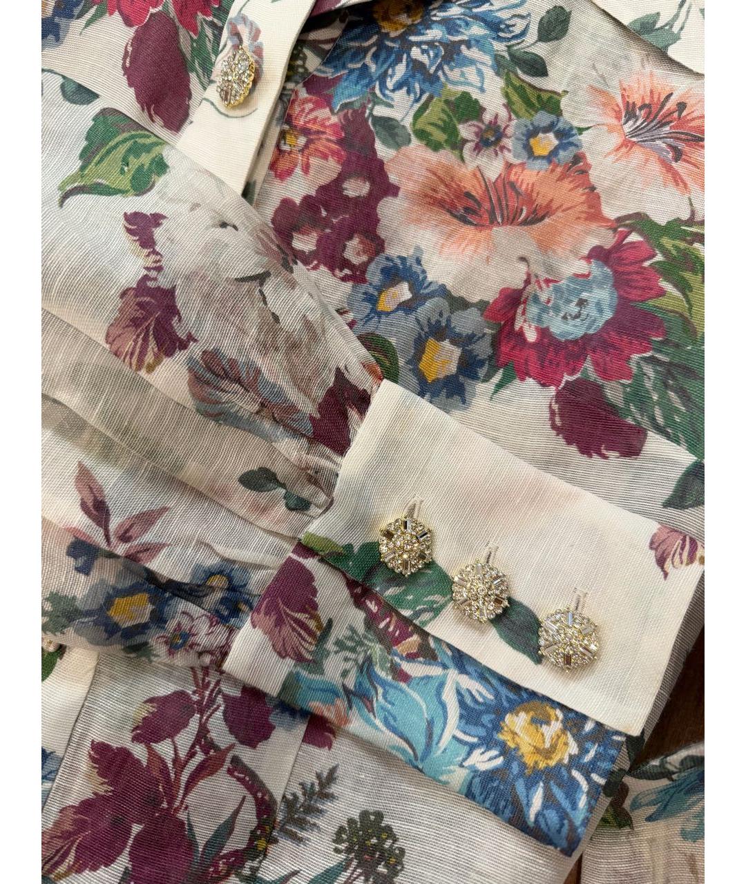 ZIMMERMANN Мульти шелковая рубашка, фото 3