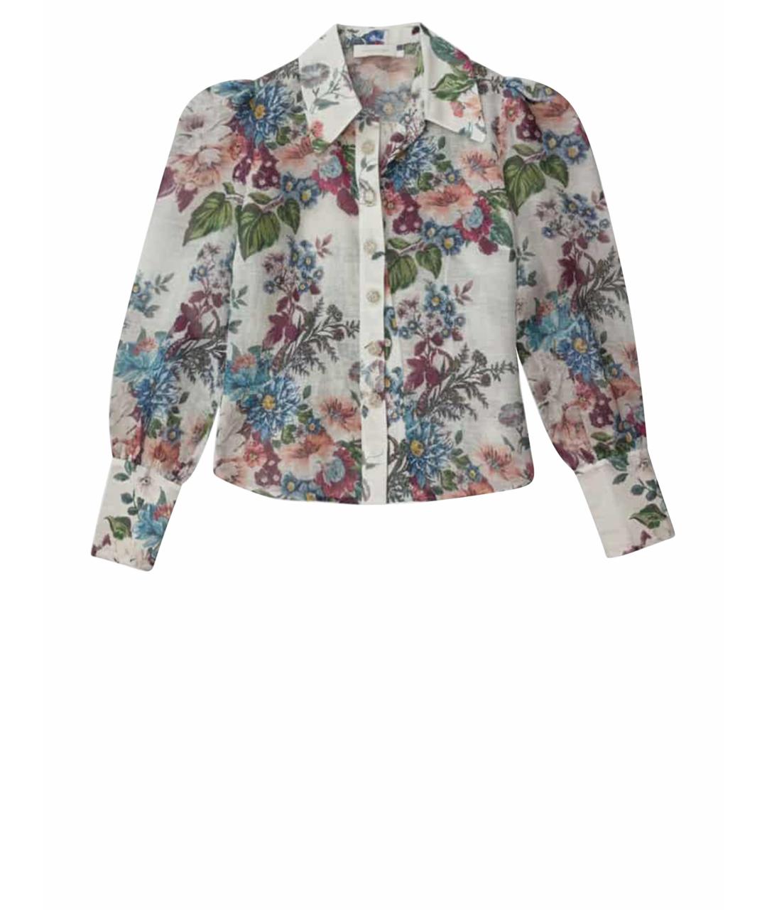 ZIMMERMANN Мульти шелковая рубашка, фото 1