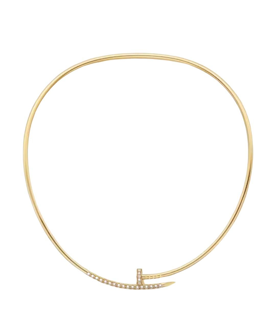 CARTIER Золотое колье из желтого золота, фото 1