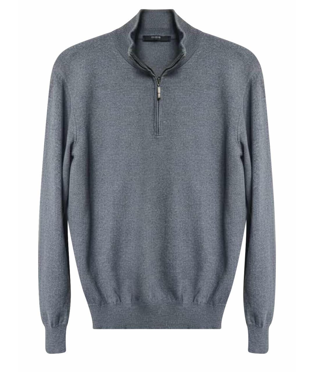 PAL ZILERI Серый шерстяной джемпер / свитер, фото 1