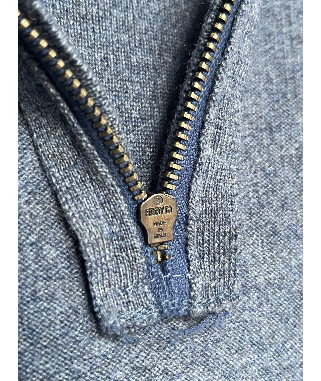 PAL ZILERI Серый шерстяной джемпер / свитер, фото 5