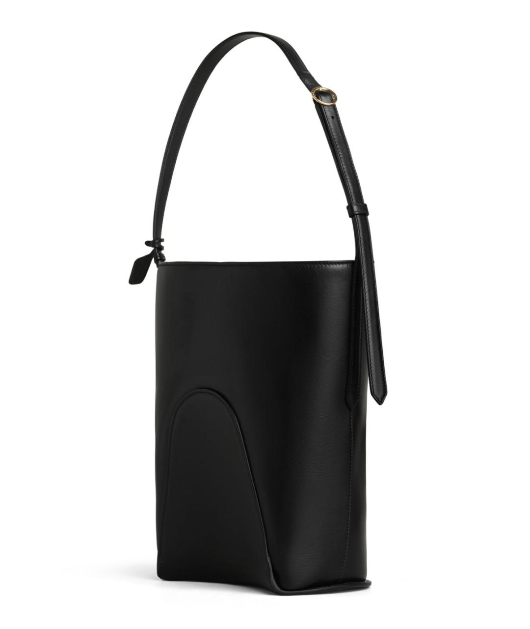 ALAIA Черная кожаная сумка через плечо, фото 2