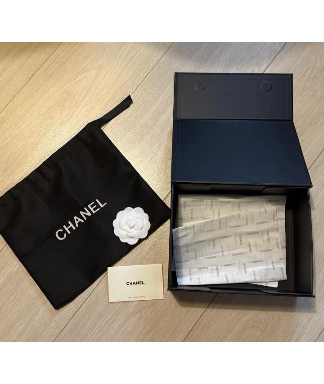 CHANEL Черная кожаная сумка через плечо, фото 5