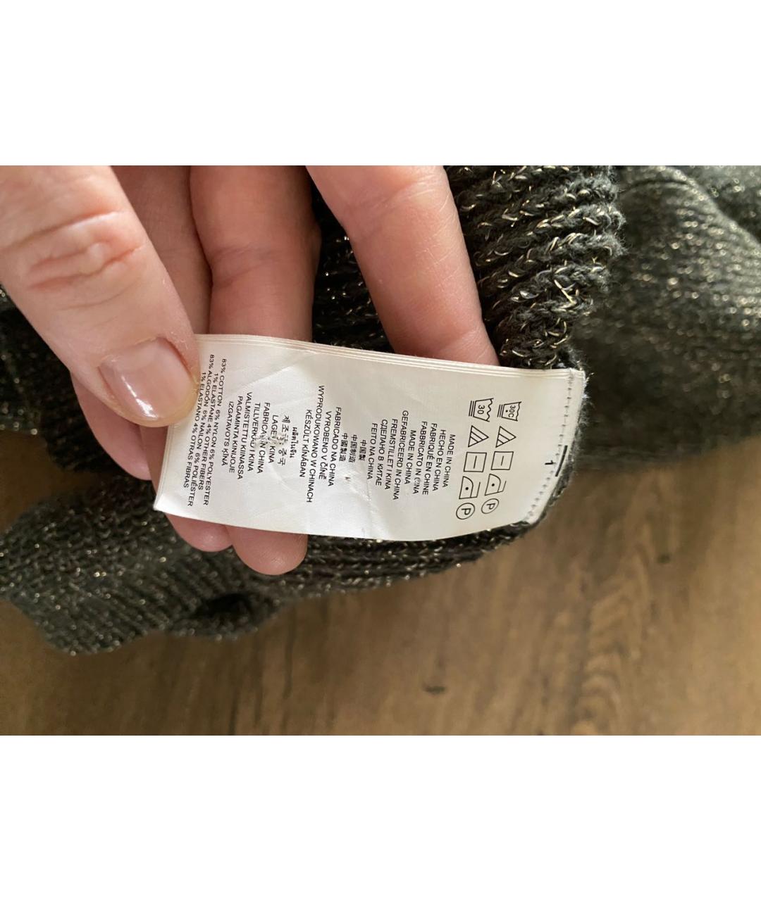 MICHAEL KORS Зеленый хлопко-эластановый джемпер / свитер, фото 5