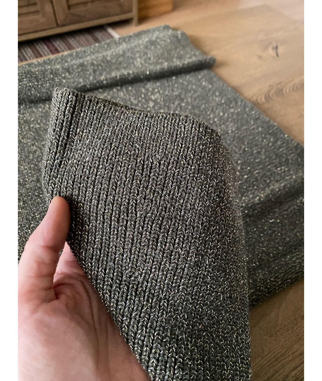 MICHAEL KORS Зеленый хлопко-эластановый джемпер / свитер, фото 4