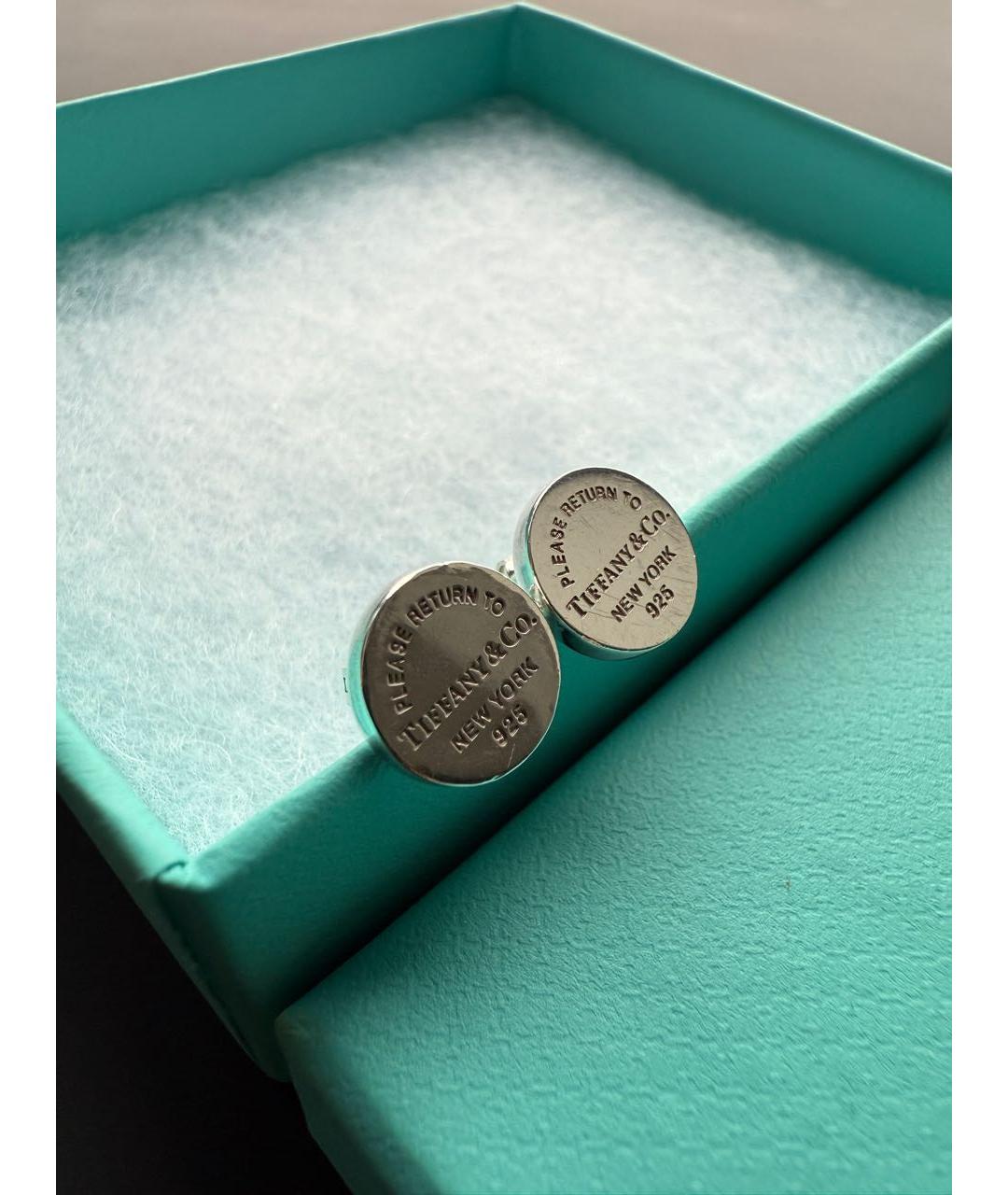 TIFFANY&CO Серебряные серебряные серьги, фото 5