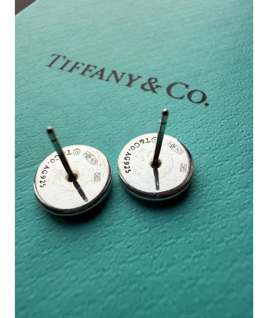 TIFFANY&CO Серебряные серебряные серьги, фото 6