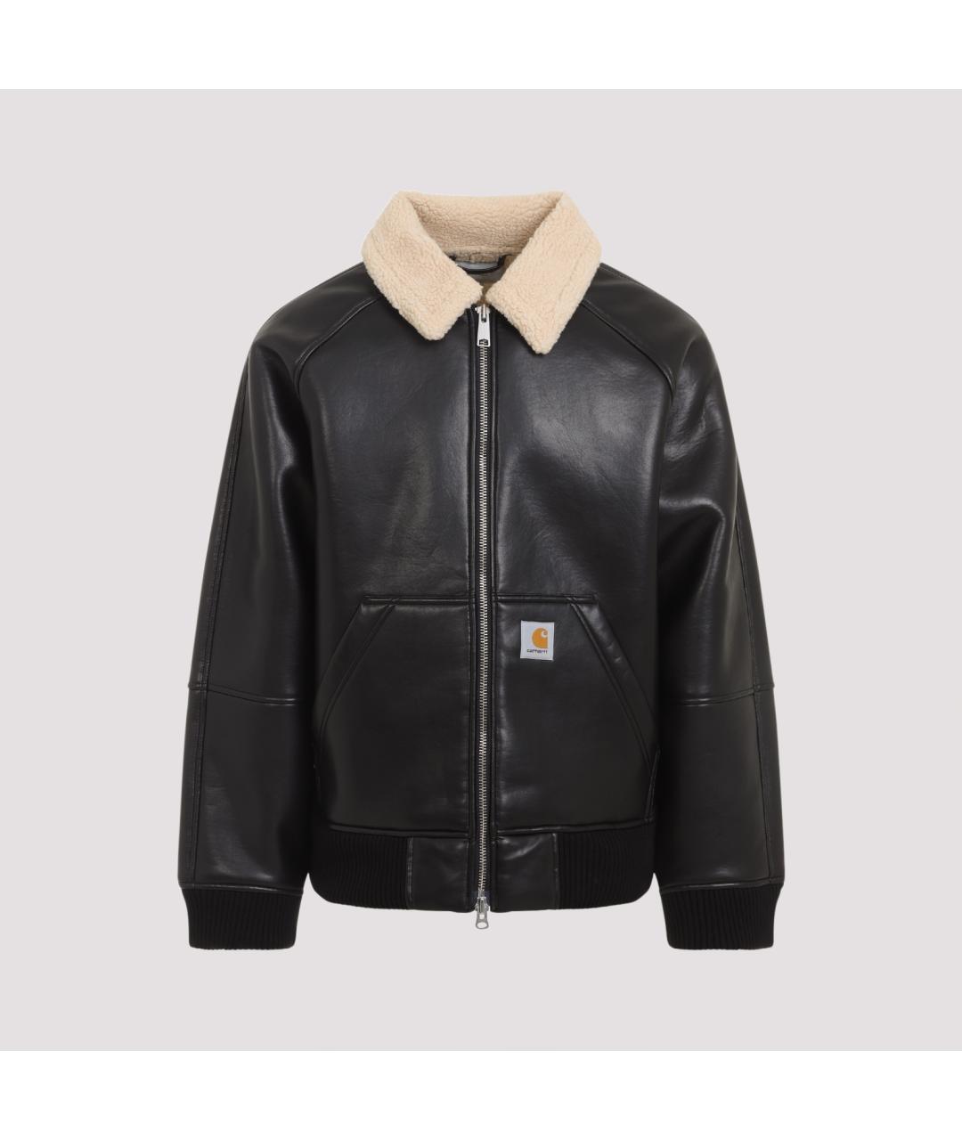 CARHARTT WIP Черная полиуретановая куртка, фото 2