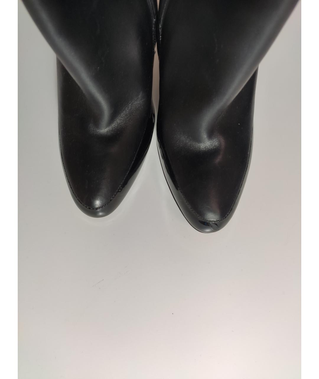 BOTTEGA VENETA Черные кожаные сапоги, фото 3