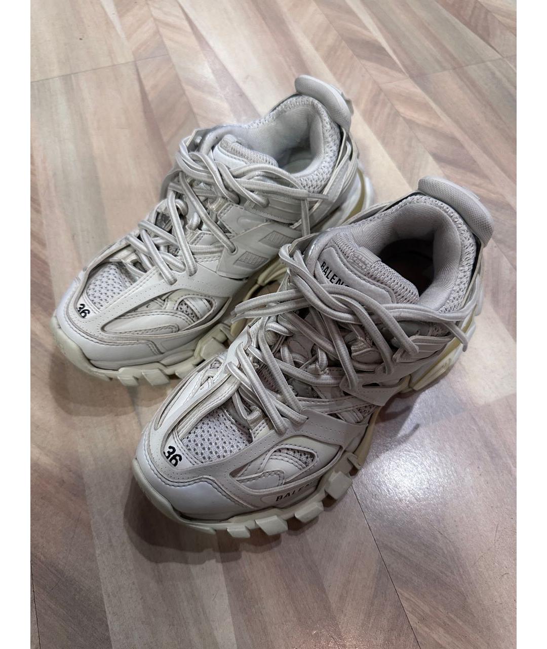 BALENCIAGA Бежевые кроссовки, фото 3