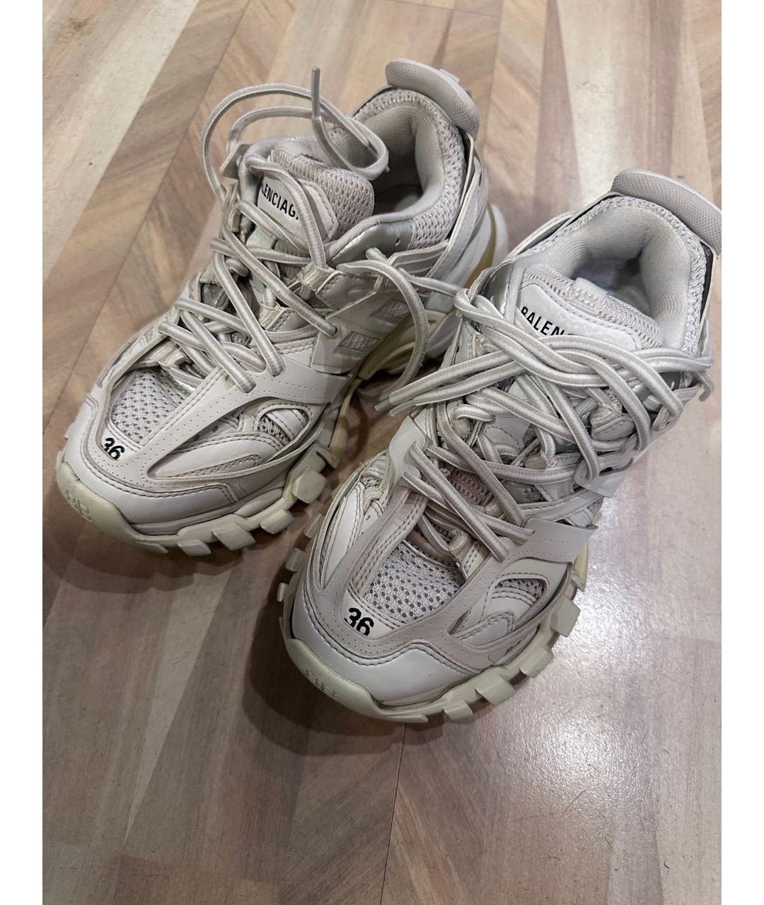 BALENCIAGA Бежевые кроссовки, фото 2