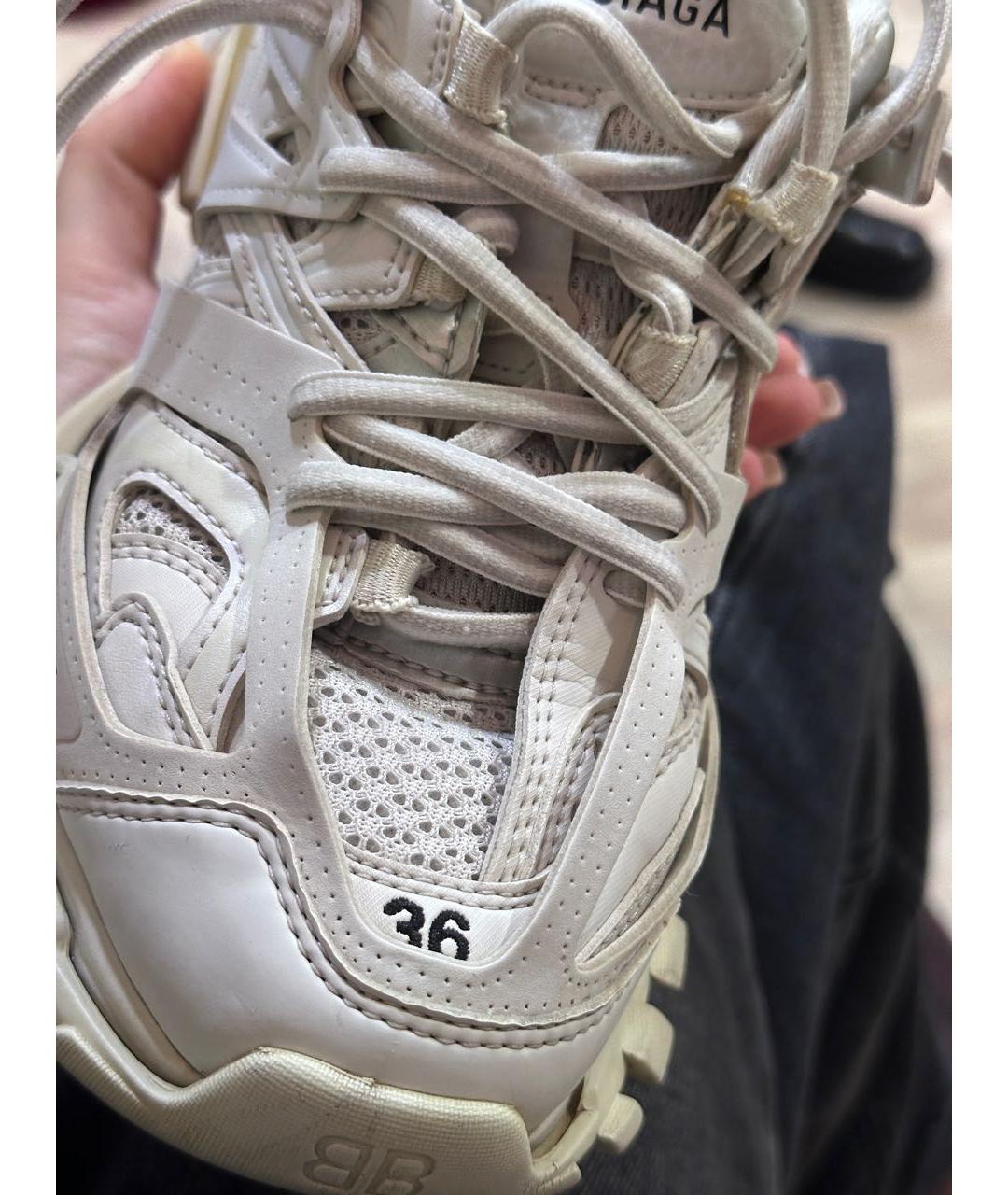 BALENCIAGA Бежевые кроссовки, фото 8