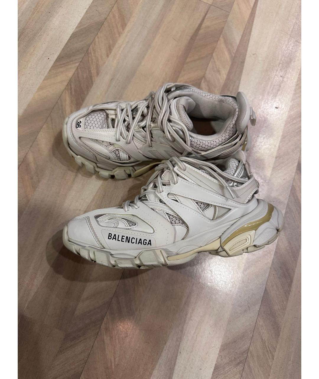 BALENCIAGA Бежевые кроссовки, фото 9