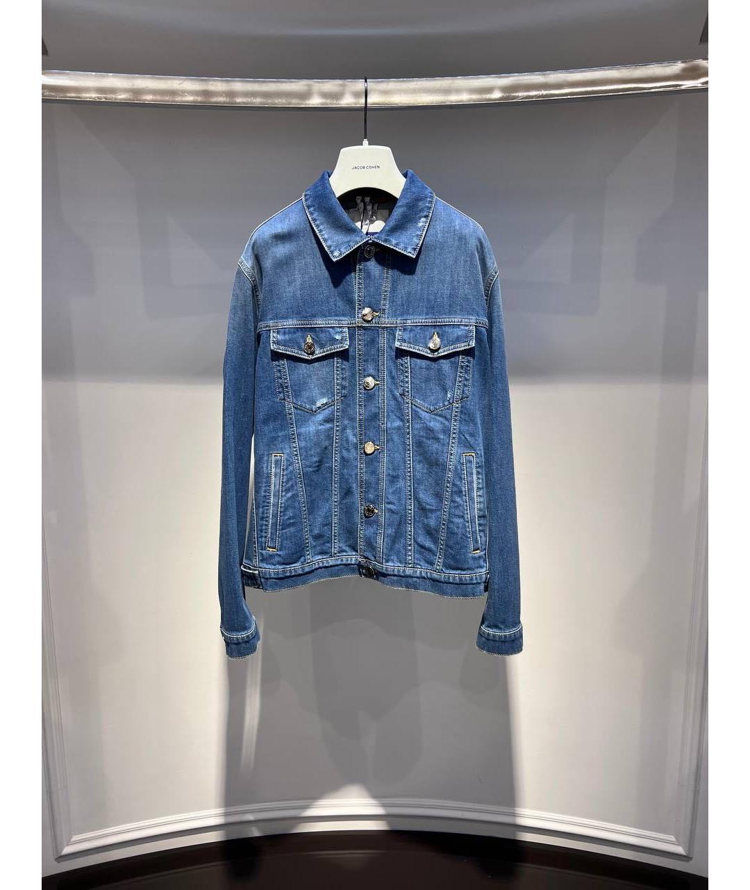 JACOB COHEN Синяя хлопковая куртка, фото 3