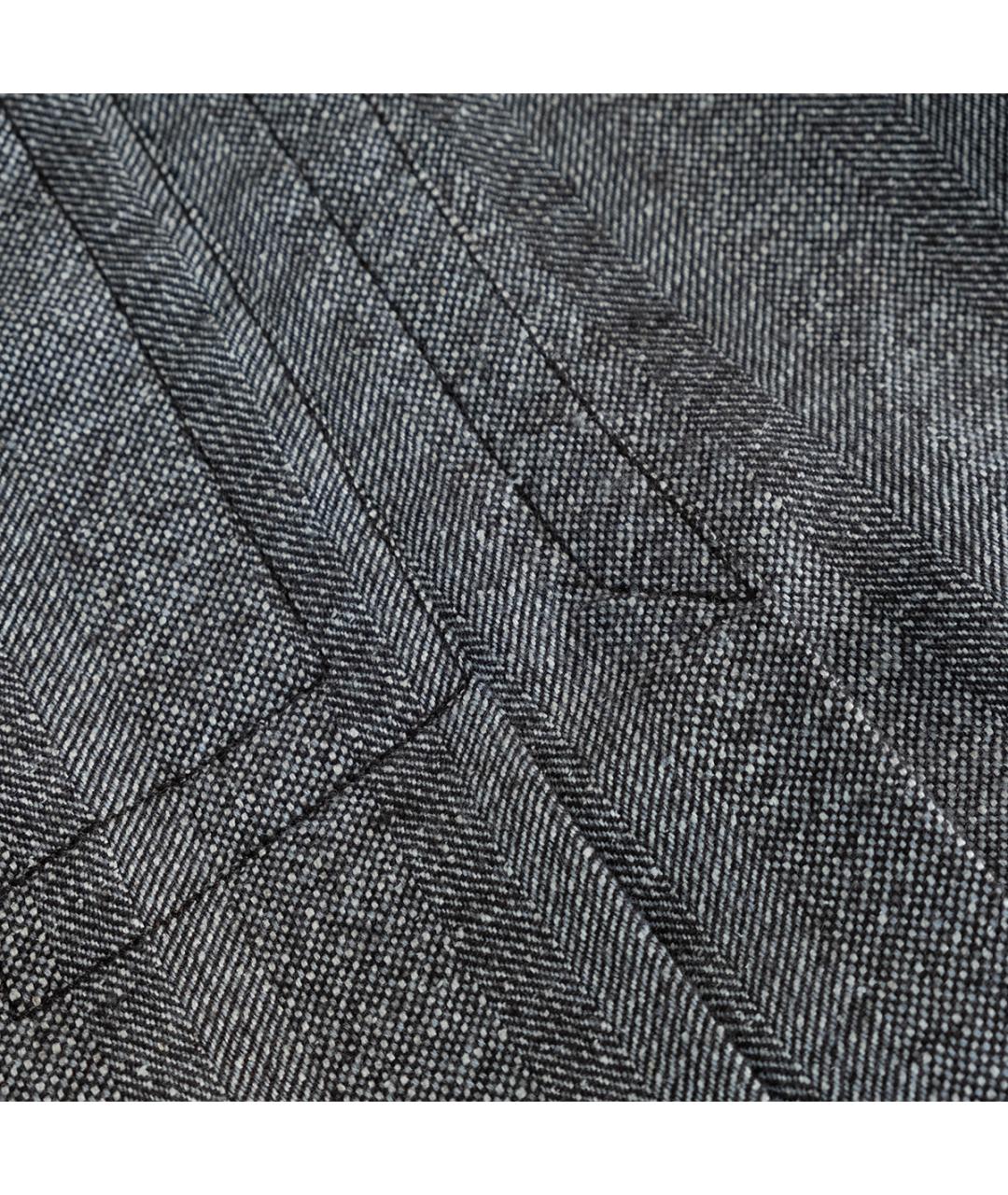 WEEKEND MAX MARA Серая шерстяная юбка миди, фото 5