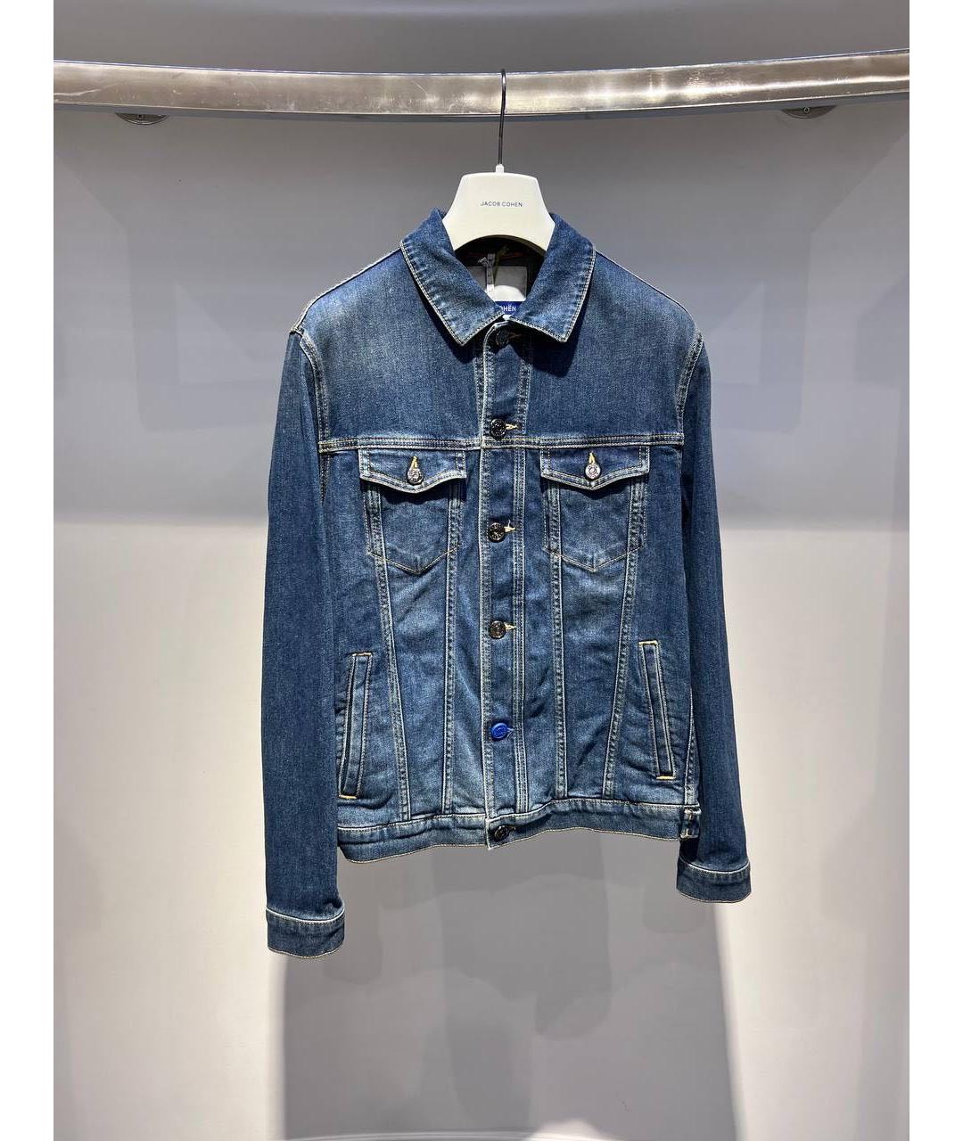 JACOB COHEN Синяя хлопковая куртка, фото 3