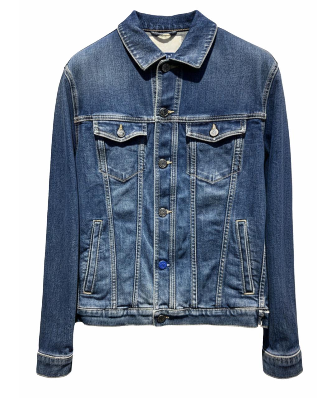 JACOB COHEN Синяя хлопковая куртка, фото 1