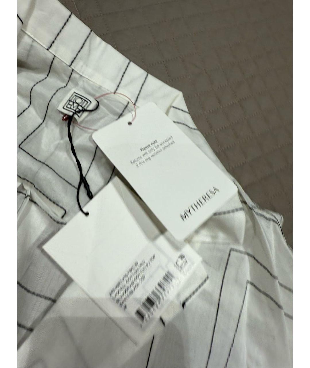 TOTEME Белый льняной костюм с брюками, фото 4