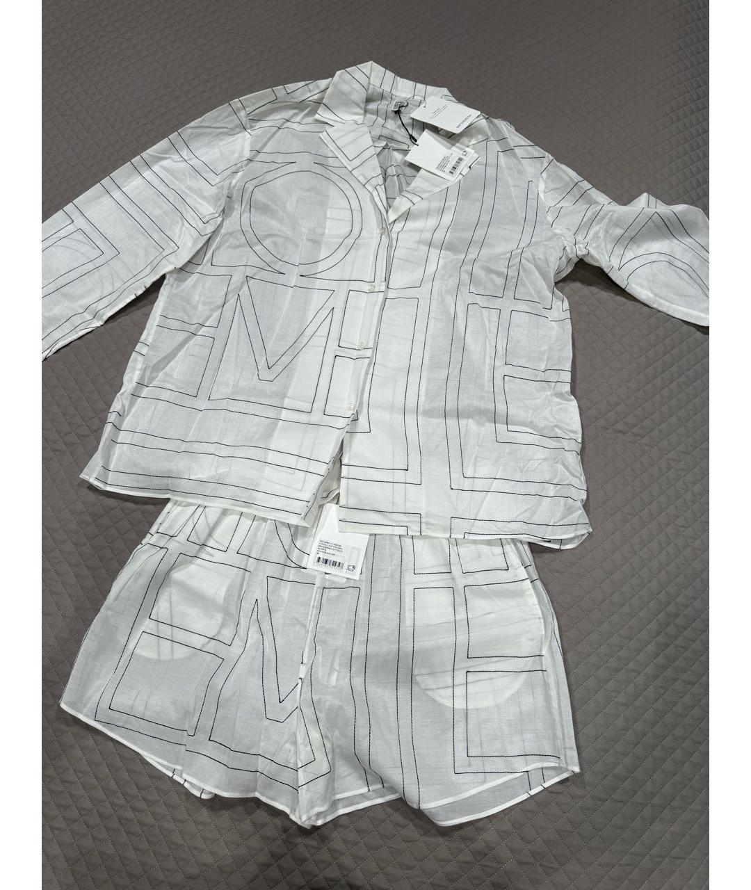 TOTEME Белый льняной костюм с брюками, фото 6