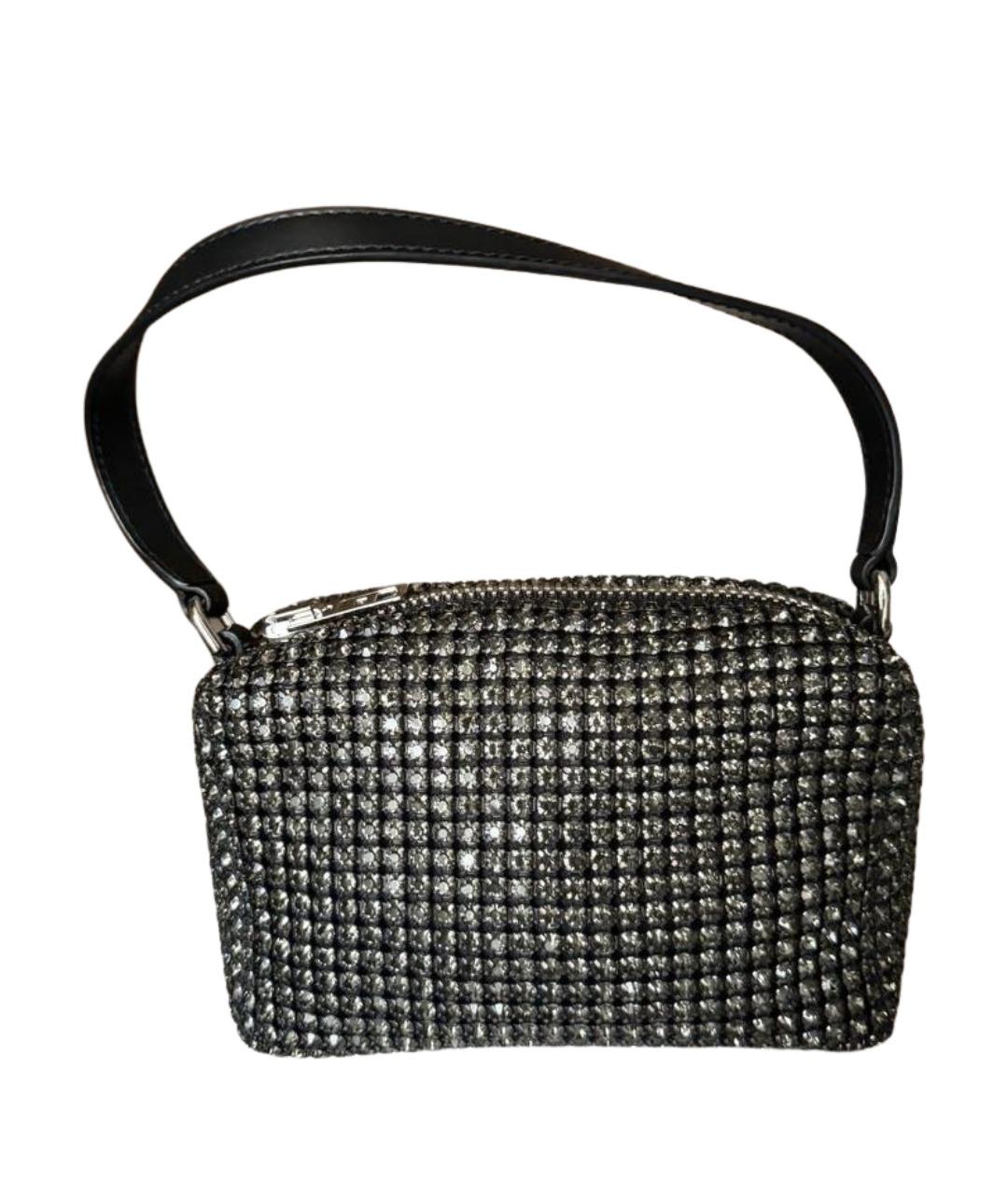 ALEXANDER WANG Черная кожаная сумка с короткими ручками, фото 1