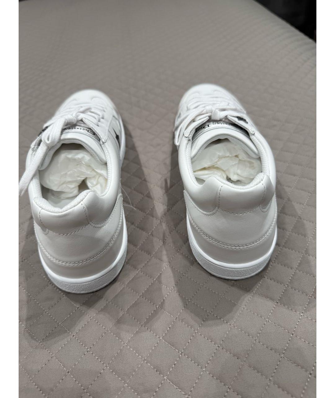 CHRISTIAN DIOR Белые кожаные кеды, фото 3