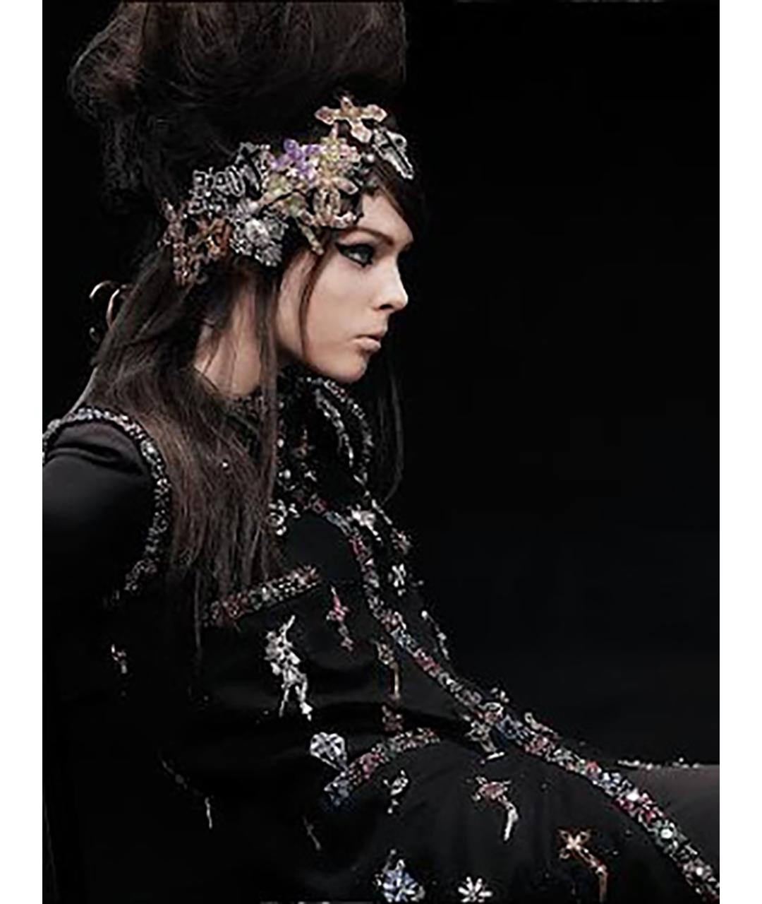 CHANEL Черное шерстяное пальто, фото 3