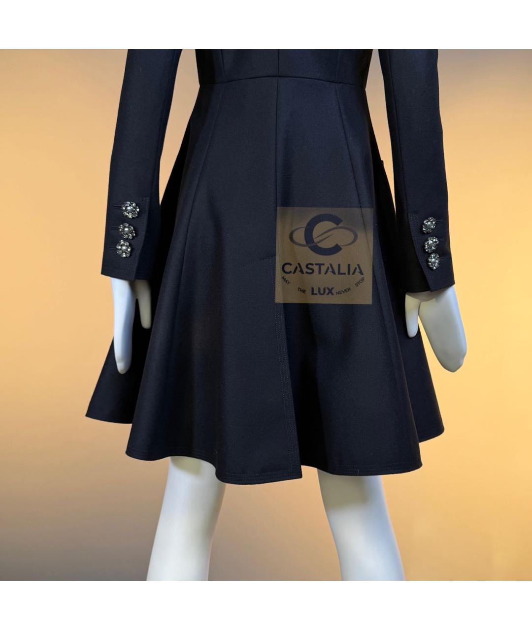 CHANEL Черное шерстяное пальто, фото 8