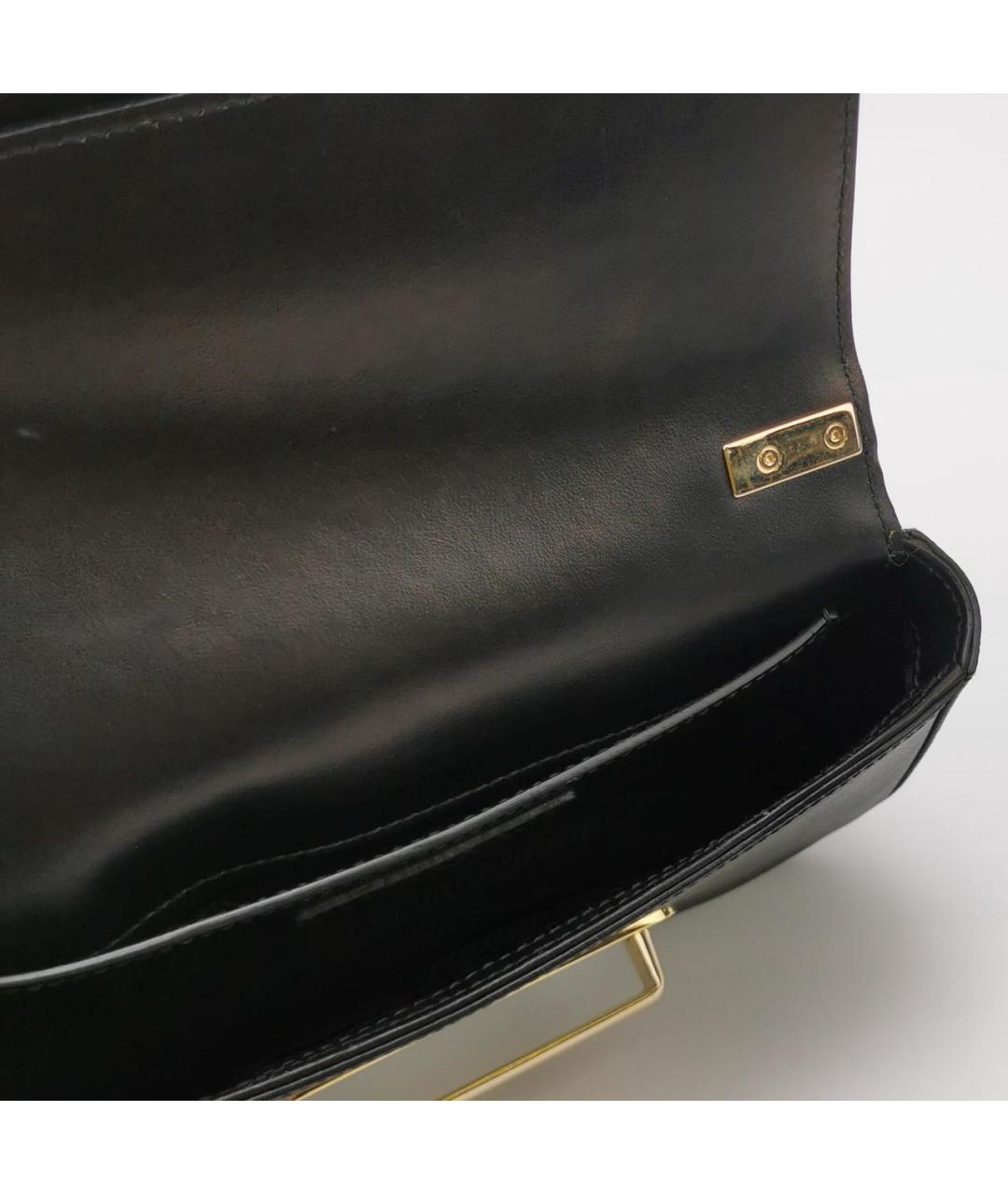 PRADA Черная кожаная сумка через плечо, фото 6
