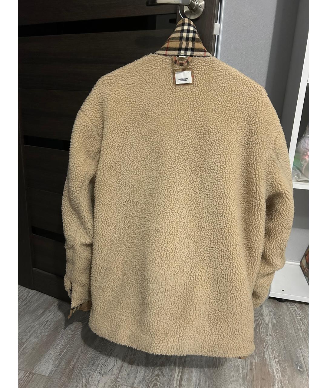 BURBERRY Коричневая хлопковая куртка, фото 3