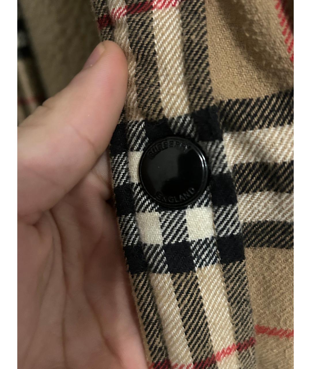 BURBERRY Коричневая хлопковая куртка, фото 5