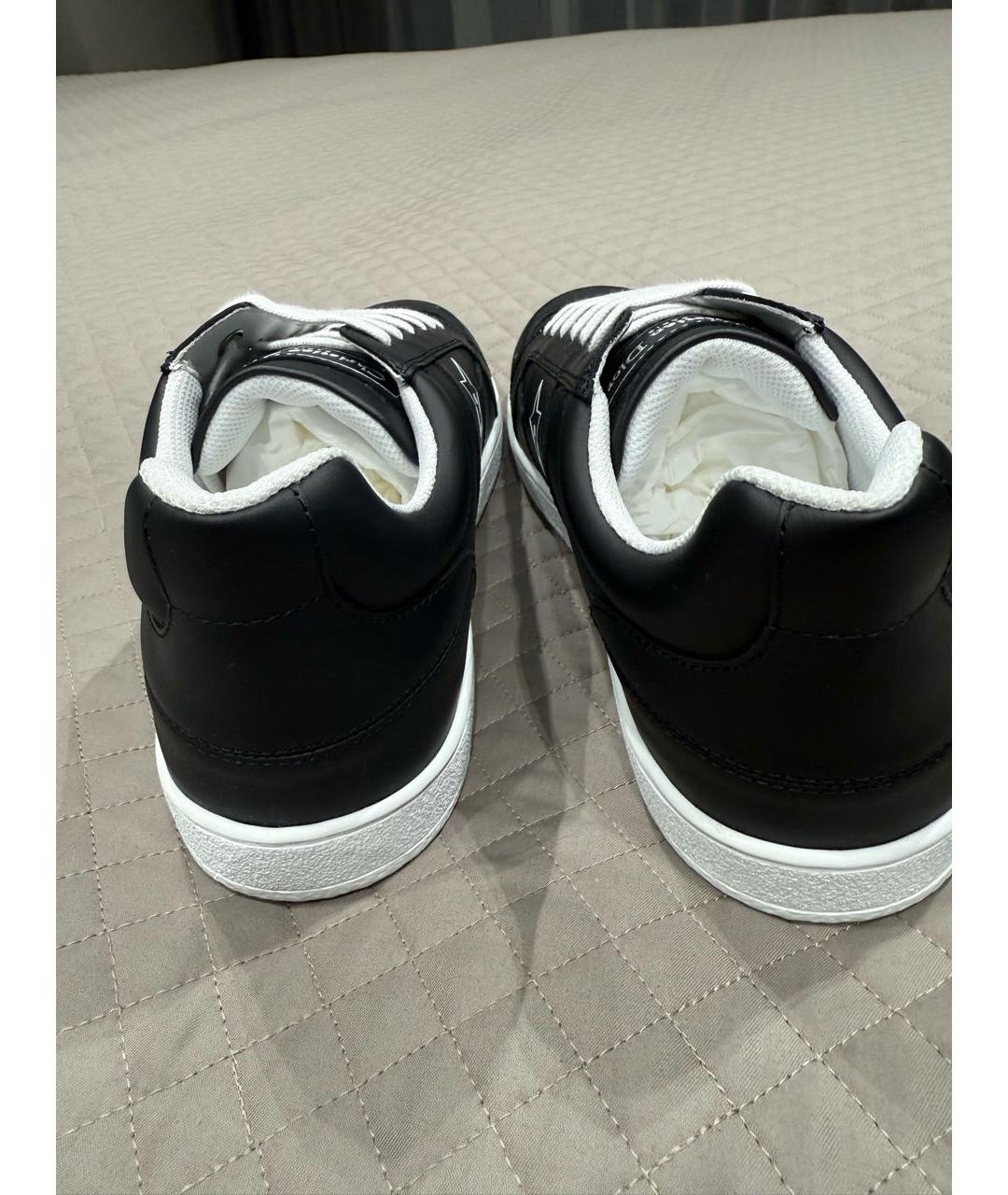CHRISTIAN DIOR Черные кожаные кеды, фото 5