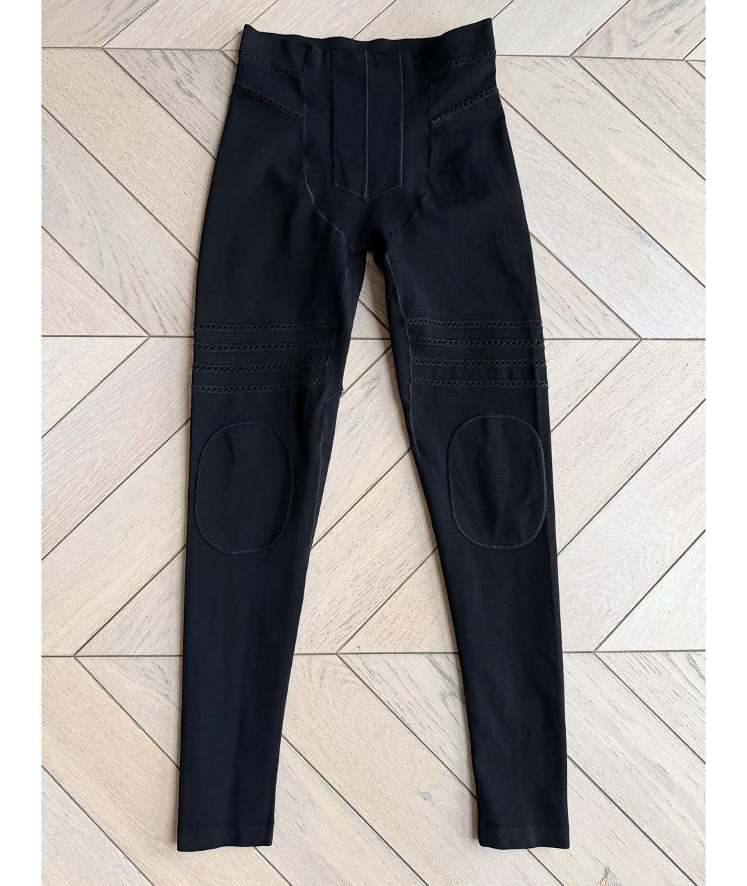 LOUIS VUITTON Черные вискозные леггинсы и велосипедки, фото 9