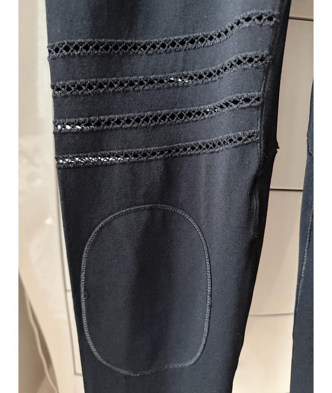 LOUIS VUITTON Черные вискозные леггинсы и велосипедки, фото 4