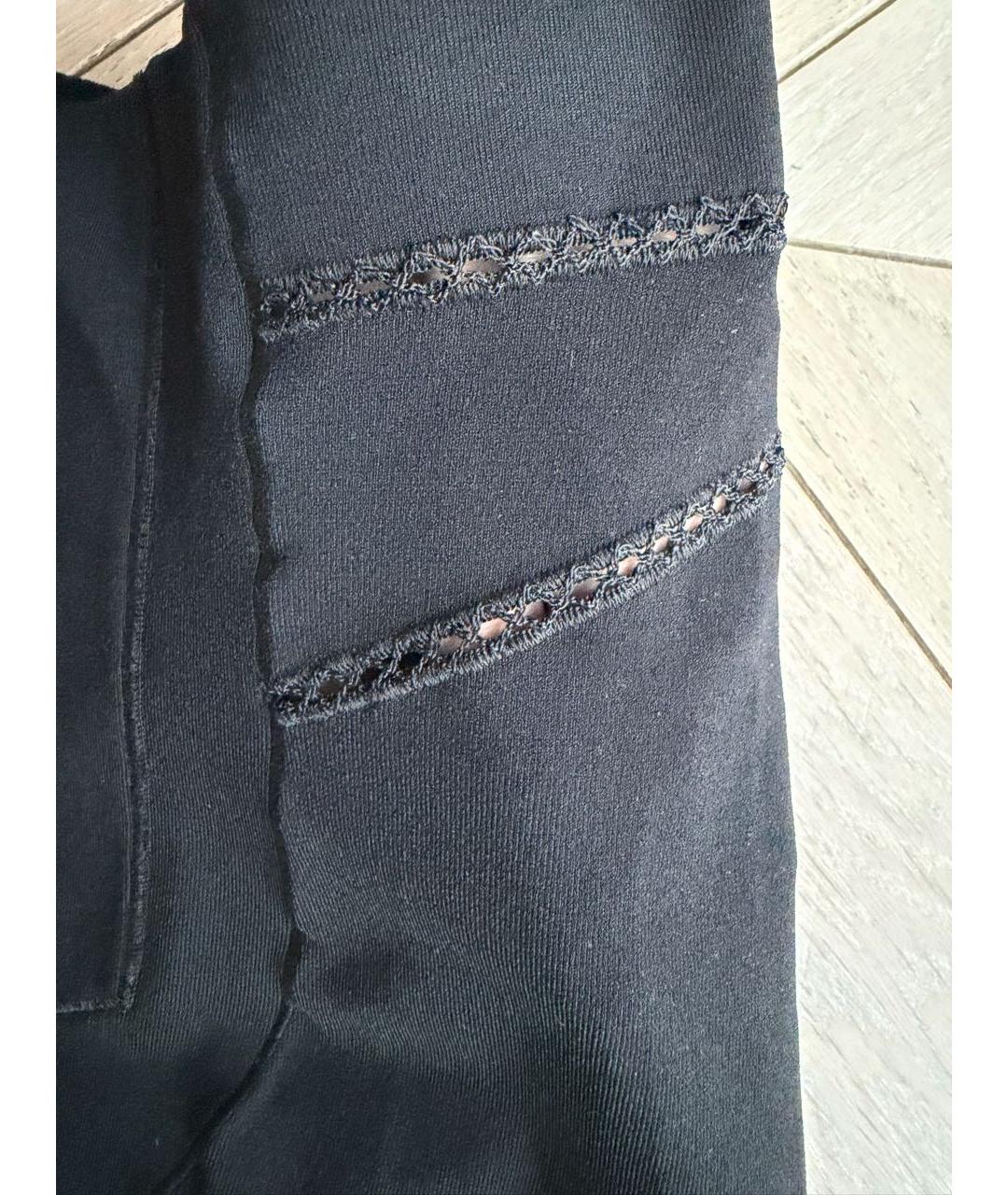 LOUIS VUITTON Черные вискозные леггинсы и велосипедки, фото 6