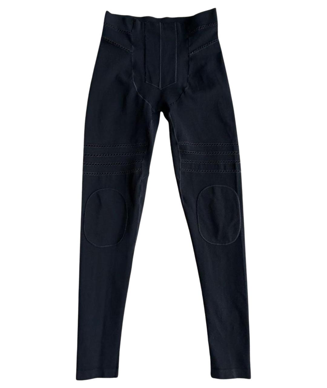 LOUIS VUITTON Черные вискозные леггинсы и велосипедки, фото 1