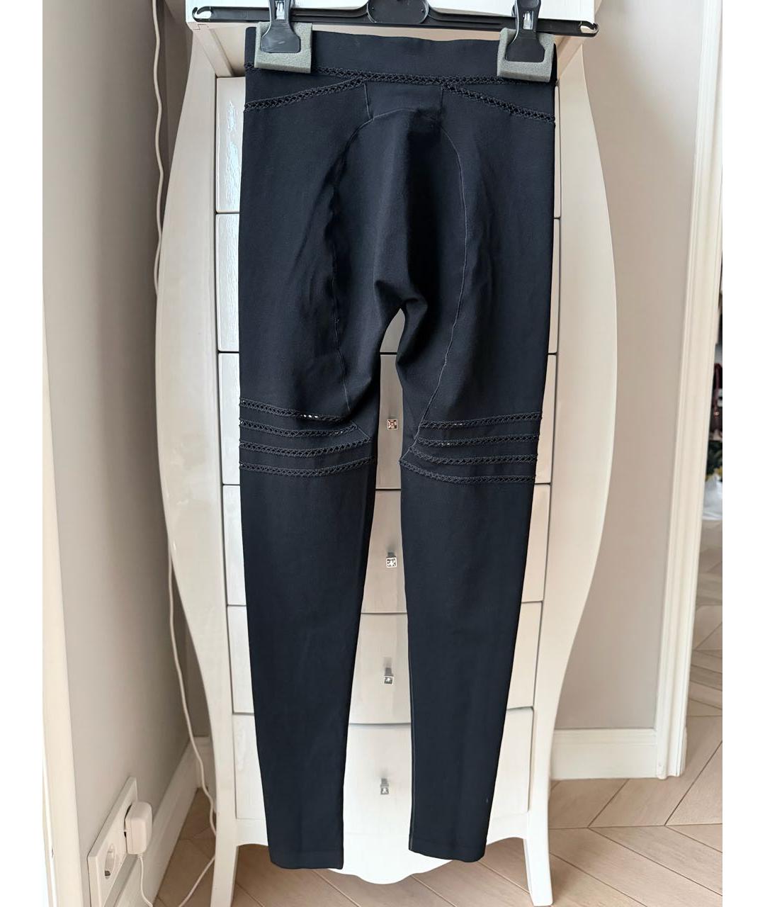 LOUIS VUITTON Черные вискозные леггинсы и велосипедки, фото 2