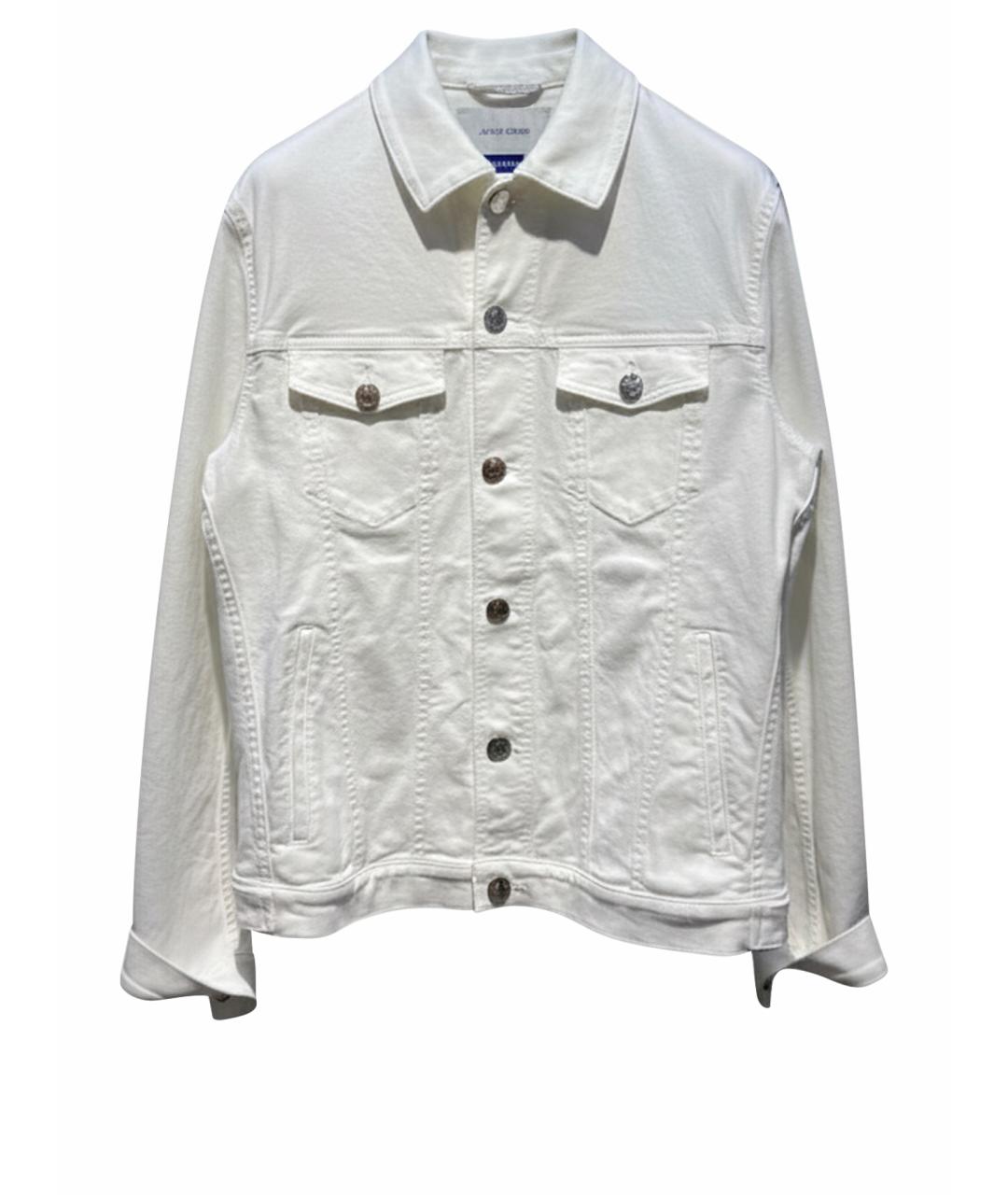 JACOB COHEN Белая хлопковая куртка, фото 1