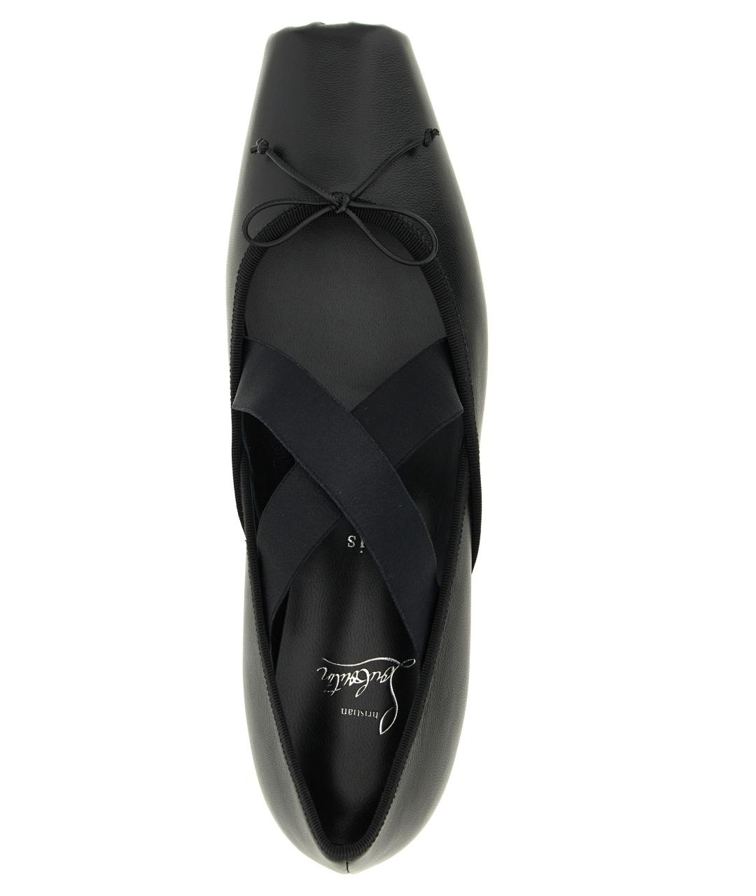 CHRISTIAN LOUBOUTIN Черные балетки, фото 4