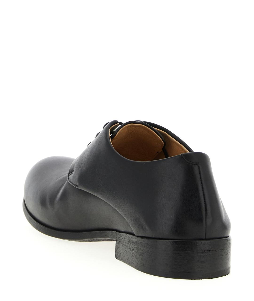 MARSELL Черные кожаные низкие ботинки, фото 3