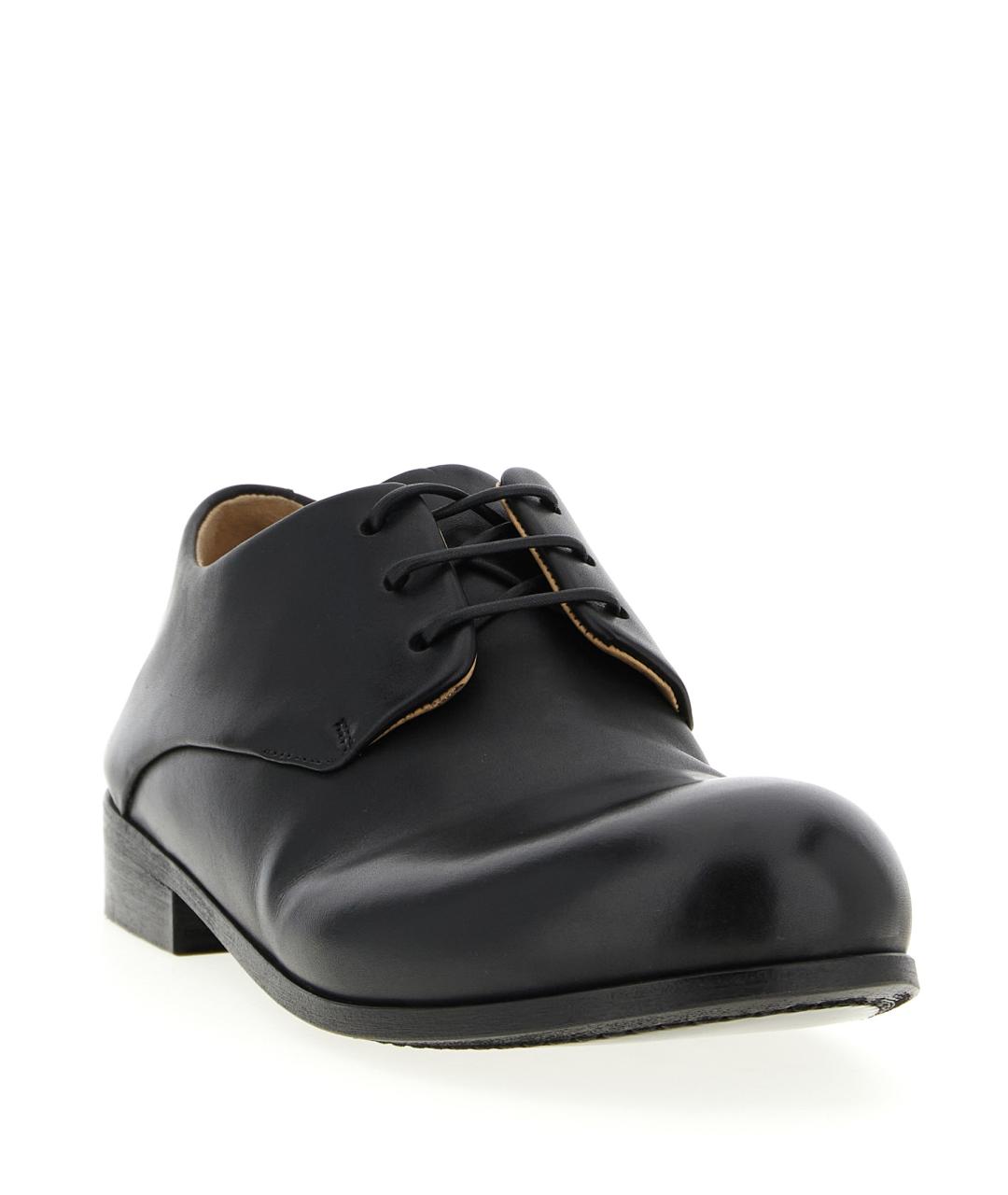 MARSELL Черные кожаные низкие ботинки, фото 2