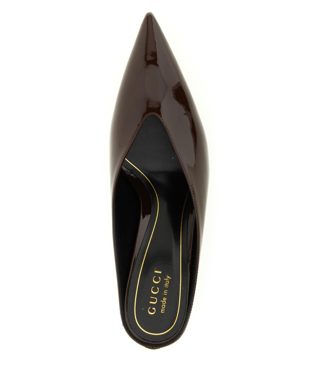 GUCCI Кожаные мюли, фото 4