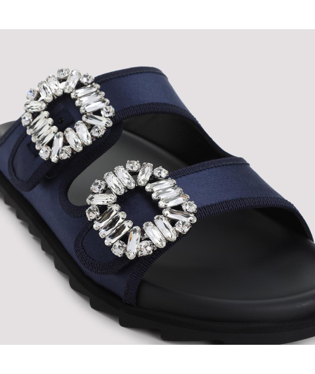 ROGER VIVIER Синие сандалии, фото 4