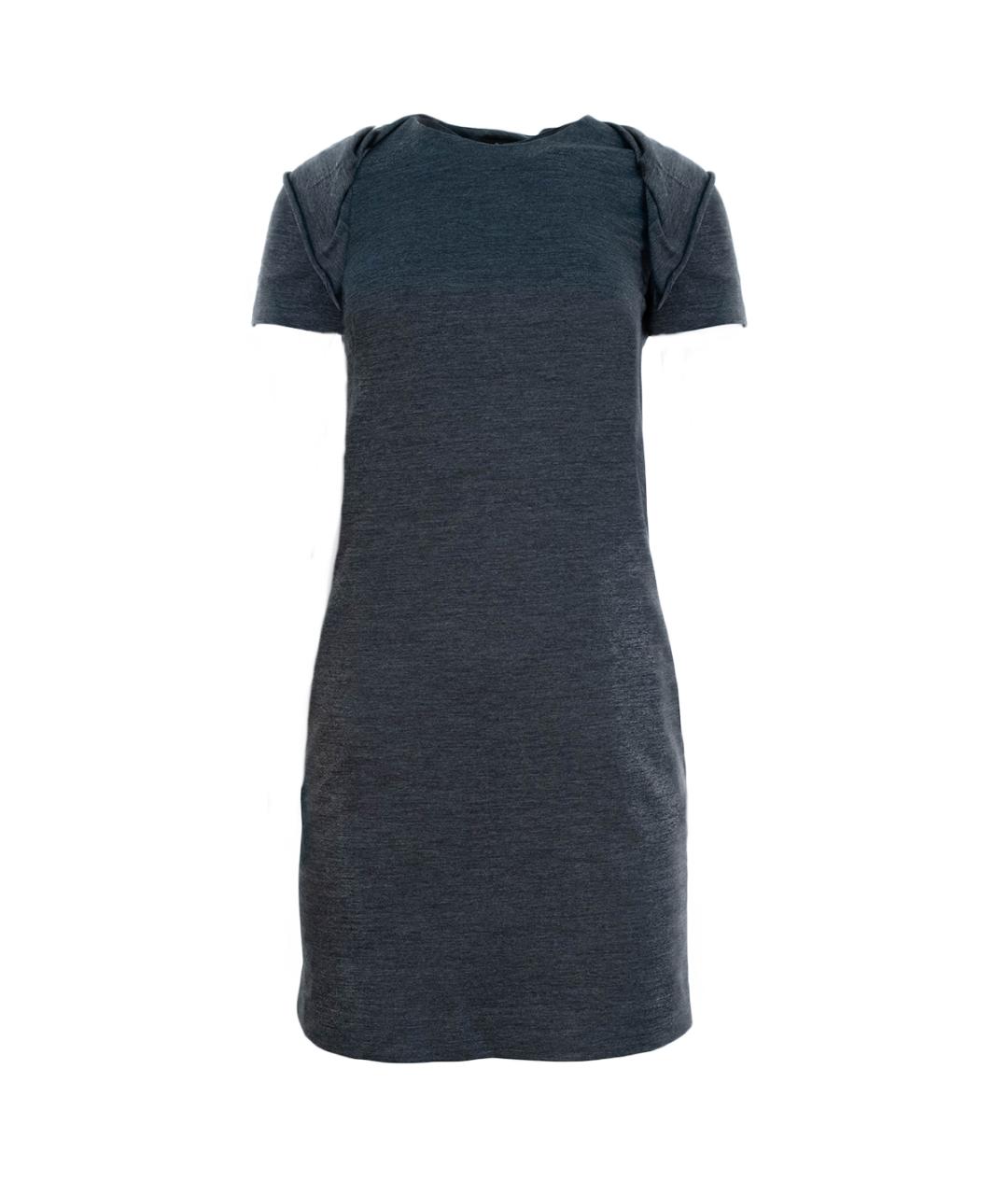 BRUNELLO CUCINELLI Коричневое хлопковое повседневное платье, фото 1