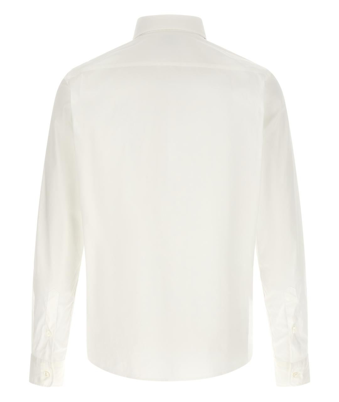 HUGO BOSS Белая хлопковая классическая рубашка, фото 2