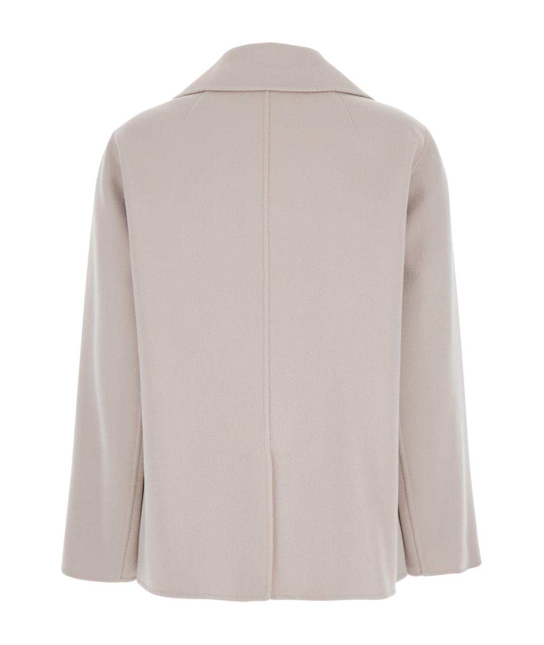 'S MAX MARA Бежевое шерстяное пальто, фото 2