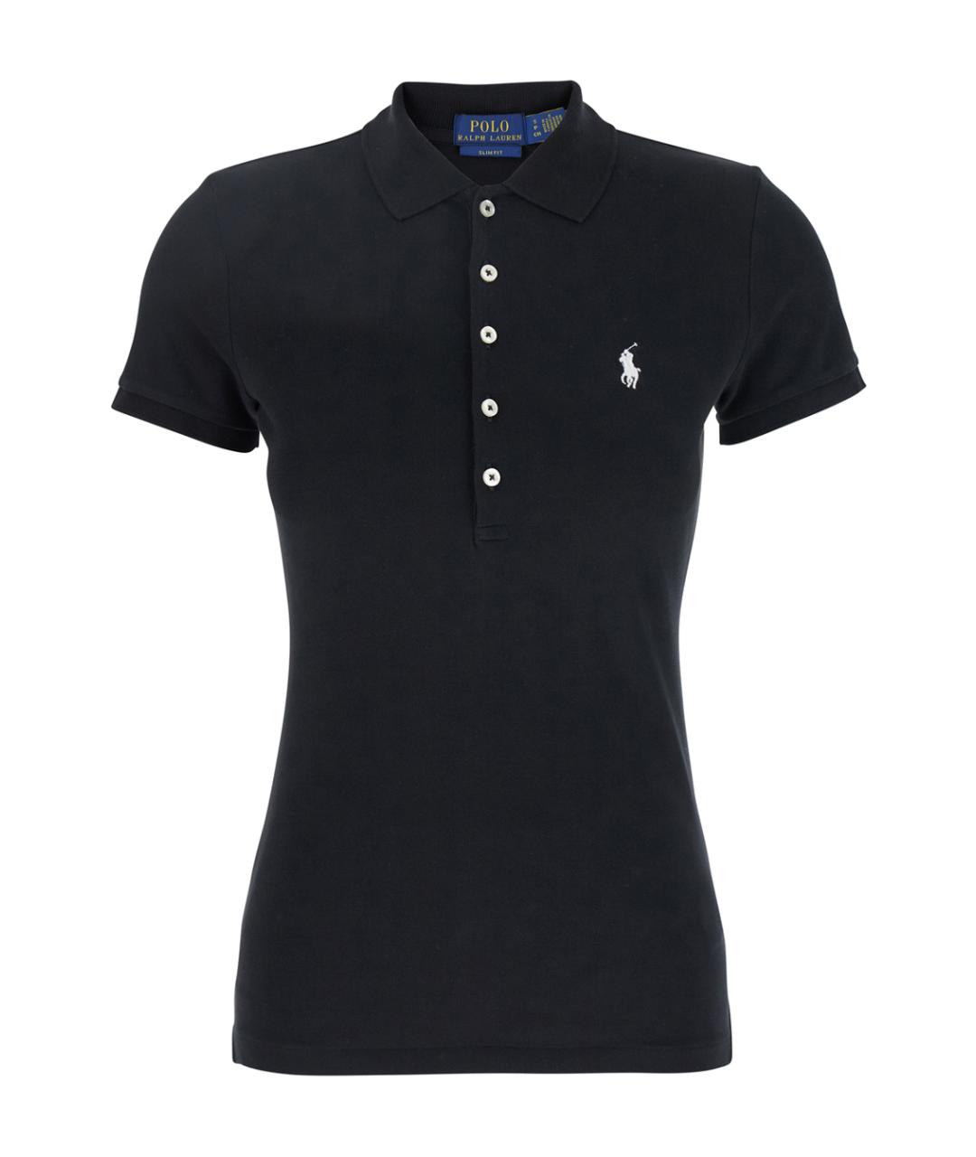 POLO RALPH LAUREN Черная хлопковая футболка, фото 1