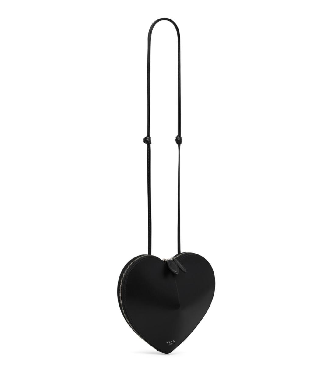 ALAIA Черная кожаная сумка через плечо, фото 2