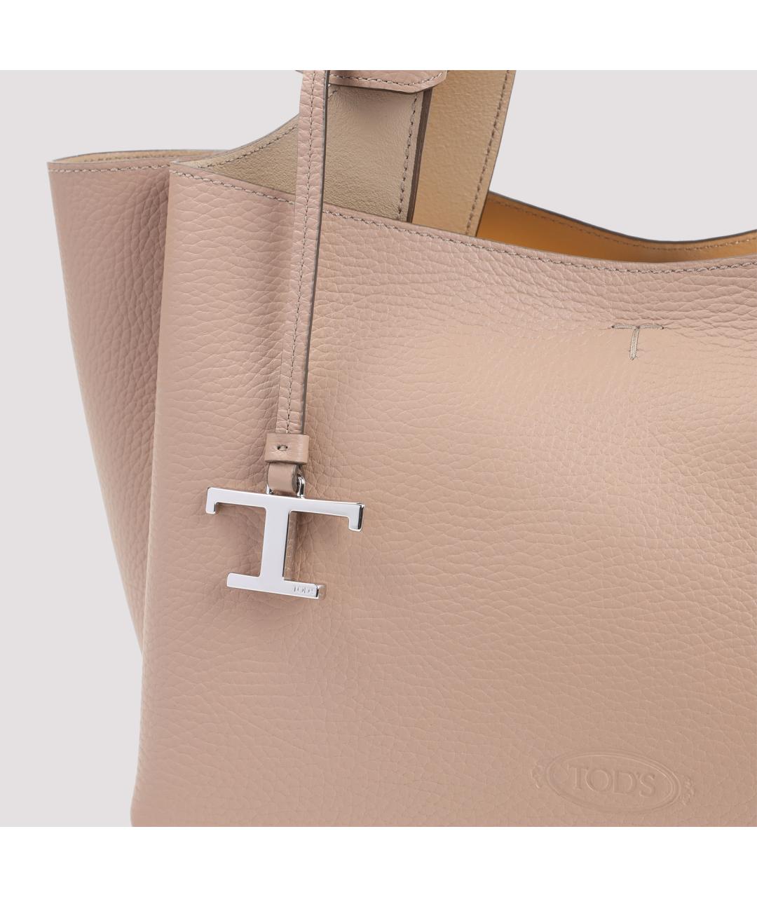 TOD'S Кожаная сумка с короткими ручками, фото 3