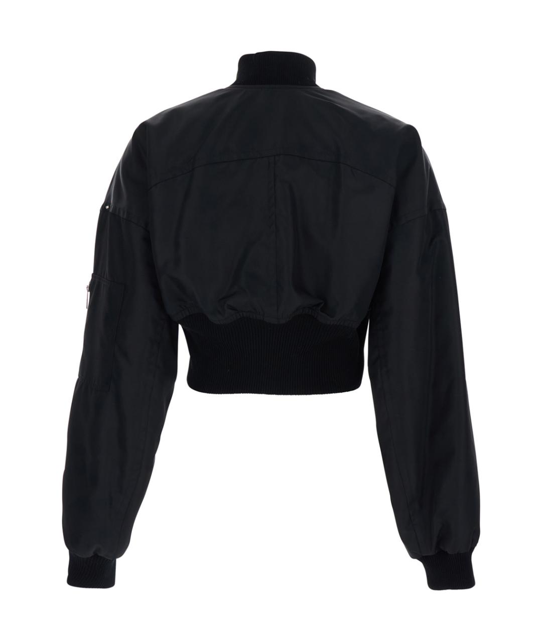 SPORTMAX Черная полиамидовая куртка, фото 2